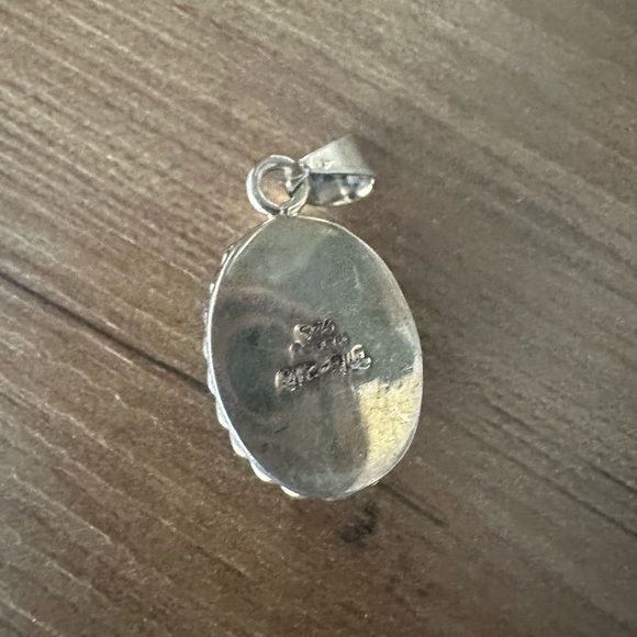 Vintage Mexican 925 Sterling Silver with Turquoise pendant - Picture 4 of 4